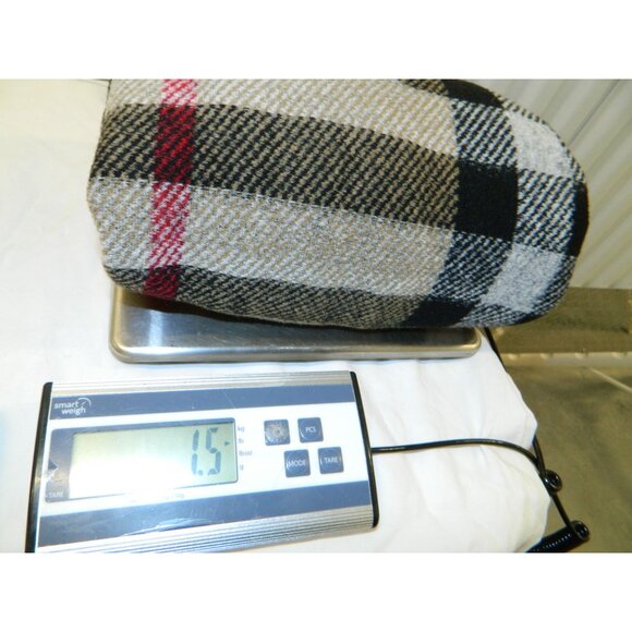 Brown Black Red Beige Plaid Fringe Poncho Shawl Wrap One Size Fits Most - Picture 11 of 11